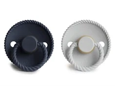 FRIGG silver gray/dark navy sut Rope latex (4-pak)